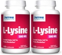 Jarrow Formules L-Lysine, Assists in Proteïne Metabolisme, 500 Mg, 100 Telling (Pack of 2)