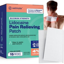 WELKE pijn Patches Maximale sterkte Lidocaïne 4% Topische Numbing Analgetische 