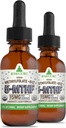 RawGuru L-Methylfolaat 15 mg + Vitamine B12 - Biologische Vegan Gemethyleerd B12 met sporenmineralen - Nano-Processed & Enhanced Liquid Formula - 300 Servings Vegan Drops per 30 ml, Pack of 2