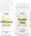Bundel: SOD Superoxide Dismutase Gezichtscrème en gezonde huid anti-aging supplement