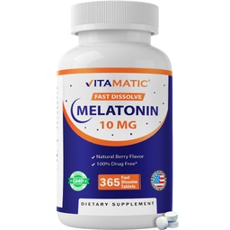 Vitamatic Melatonine 10 mg Fast Loss Tablets 