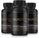 (3 Pack) NeuroTest Capsules - NeuroTest Dietary Supplement for Men, NeuroTest Daily Formula for All Wellness and Peak Performance, Advanced Formula Pillen, Neuro Test Reviews (180 Capsules)