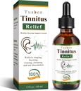 Yuaben Tinnitus Relief for Ringing Ears, Oordruppels for Clogged Ears & Oorring Relief, Natural Ingredients