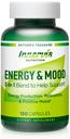 Supplément d'énergie et d'humeur – Booster l'énergie et réduire la fatigue, soutenir la relaxation – 150 Capsules – Non-OGM, 3ème partie testée – Innervis Nutrition