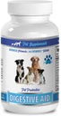 gâteries pour chiens pour mauvaise haleine - DOG DIGESTIVE AID PROBIOTICS - APPROCHE NATURELLE - SOLUTION AU BATEAU ET AU GAZ - DIARRHEA COUNTER - paquets de probiotiques pour chiens - 1 bouteille (60 traités)