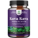 Kava Kava Root Extract Supplement 1000mg - Snelwerkende kruidenondersteuning met Kavalactonen voor Balanced Mood - Ontspannen kalmerende capsules voor stressondersteuning en betere slaap - 15 porties