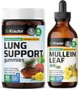BIO KRAUTER Lung Support 60 Gummies & Mullein Tinctuur 4 Fl. Oz.