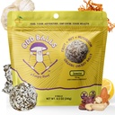 ODD BALLS Biologische energieballen Citroen - Superfood Paddestoel Snack - Rennen, Fietsen, Wandelen - Gels, Bars Alternatief - Leeuw Mane Focus, Cordyceps Energie - Veganistisch, Glutenvrije snacks voor kinderen en volwassenen