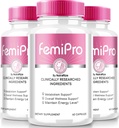 NutraRize (3 Pack) Capsules FemiPro, Formule Premium pour le soutien de la santé urinaire, Supplément tout naturel pour le contrôle et la santé globale, Avis Femi Pro (180 Capsules)