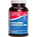 Haute absorption Glucosamine Chondroitine MSM - Formule clinique Bone Tendon et Ligament Supplément avec MSM Glucosamine Chondroitine - Non-OGM sans gluten et fabriqués aux États-Unis - 120 portions
