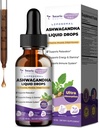 Totaria Liposomal Ashwagandha Liquid Drops w/Shilajit, Magnésium, Soursop, L-Theanine, Extraction de racine ultra-extact Ashwagandha 7% Withanolides