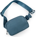 ODODOS Unisex Mini Belt Bag met verstelbare band Small Fanny Pack voor workout Reizen Wandelen, Blauw