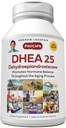 ANDREW LESSMAN DHEA 25 mg - 120 Capsules - L'hormone la plus abondante dans le corps-Déhydroépiandrostérone (DHEA). Soutient la synthèse des hormones saines, le métabolisme, l'équilibre. Aucun additif