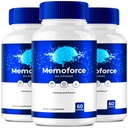 Memoforce Brain, Memoforce Pillen, Memoforce Reviews, Memoforce Supplement, Memoforce Capsules Advanced Formula for Memory & Focus - Maximum Strengt - Brain Health Support (3 Pack)