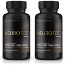 (2 Pack) NeuroTest Capsules - NeuroTest Dietary Supplement for Men, NeuroTest Daily Formula for All Wellness and Peak Performance, Advanced Formula Pillen, Neuro Test Reviews (120 Capsules)