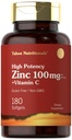 Carlyle Zink Supplement 100mg met vitamine C 