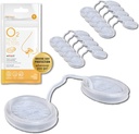 O2 Neusfilters met 3M filtratie - Neusfilters voor allergieën - Neusfilter voor allergieën - Neusstofmasker, rook- en Allergiefilter (grootte klein, verpakking van 10)