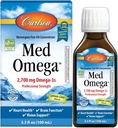 Carlson - Med Omega, 2700 mg Omega-3s Professional Strength, Heart, Brain & Vision Support, Wild Caught & Sustainablely Sourced, Lemon-Lime, 100 ml