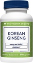 Koreaanse Ginseng Whole Root - ondersteunt energie en vitaliteit - 648 MG (60 capsules)