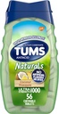 TUMS Naturals Kauwbare Ultra Kracht Antacida Kauwen voor Heartburn Relief, Coconut Ananas - 56 Tellen