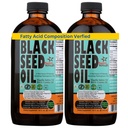 180 Days Premium 2 Pack 16-Ounce Turkse Black Seed Oil - 3X Thymochinon Optimaal - Koudgeperst, Natuurlijke Bron van Antioxidanten - door Sweet Sunnah