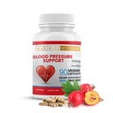 Suppléments de soutien à la pression artérielle Premium avec Hawthorn, Hibiscus, Olive Leaf, Green Tea, Ail, & Bio Herbs. pour un style de vie sain-90 Capsules