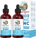 MaryRuth Organics, Ionic Zink Liquid Drops for Immune Support Unflavored 4oz.(120 ml) 2 Pack