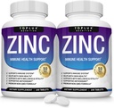 Zink Supplement 50mg voor Immuun Ondersteuning Puur natuurlijk zink Oxide om Boost Immuun System, Skin & Antioxidant Support, High Potency Immunity Booster, voor mannen Vrouwen, 100 tabletten