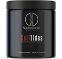 CellTides Cocoa Flavor - Nucleotide-gebaseerde voedingssupplement voor verbeterde Cellular Health - Ondersteunt Digestieve Gezondheid, Nutriënt Absorptie, en Microflora Groei - Net Wt. 302g