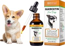 Quercetine voor honden, Honden Quercetine Supplement, Quercetine met vitamine C voor honden, Quercetine voor honden Allergieën, Ondersteuning Balanced Immune System Anti Itch Ondersteuning