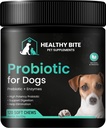 Gezonde Bite Probiotica voor Honden - Hondenprobiotica voor diarree, Gut Health en jeuken, 6 Verschillende Bacteriën, Honden Probiotica Kauwen - Prebiotica voor Honden - Made in USA - 120 Tellen
