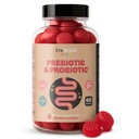 TruHeight Kids Prebiotic & Probiotic Gummies Leeftijden 2+ (Strawberry Flavor) Peugeot & Kids Alle Natuurlijke Gut Health, Digestieve Enzymen & Constipatie Relief Supplement - Pediatrie Aanbevolen Vitaminen