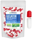 XPRS Nutra Size 0 Empty Capsules - 100 Count Empty Gelatin Capsules - Pill DIY Capsule Filling - Pure Bovine Pill Gel Caps for Do-It-Yourself Supplements (Red/White)