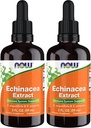 NOW Supplementen, Echinacea Extract Liquid with Dropper, Immuun System Support*, 2-Ounce (Pack of 2)