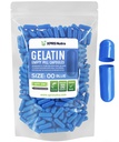XPRS Nutra Size 00 Empty Capsules - 500 Count Empty Gelatin Capsules - Pills DIY Capsule Filling - Fillable Pill Gel Caps for Do-It-Yourself Supplements (Blue)