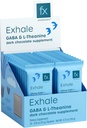Fx Chocolate Exhale - Ontspannende Chocolate Supplement voor ondersteuning Kalm + Stress Response - Suikervrije Cacao met 100mg GABA + 100mg L-Theanine - Keto Dark Chocolate - Vegan + Non-GMO (30 stuks)