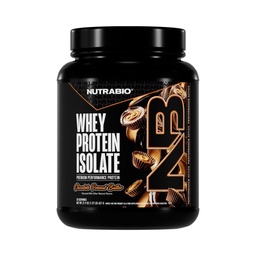 NutraBio 100% Wei Proteïne Isolaat Proteïne Poeder, 25g Proteïne met Compleet Aminozuur Profiel, Non-GMO, Soja & Glutenvrij, Low Carb, Lage Calorie Wei Proteïne Poeder, Chocolade Pindakaas, 2 Lbs