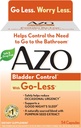 AZO Bladder Control met Go-Less Daily Supplement Helpt Verminderen Occasional Urgency* Helpt Verminderen Occasional Leakage Door Lachen, niezen en Oefenen??? 54 Capsules