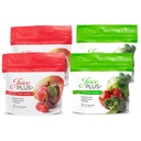 JuicePlus+ Fruit en plantaardige Blend Zachte Kauwen - Tasty Vegan Fruit, Veggie Gummy Vitaminen voor Volwassenen & Kids - 4 maanden Supply 4 verpakkingen (2 van elke smaak)