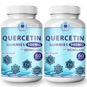 (2 Pack) Quercetine Gummies - Quercetine met Bromelaine Vitamine C + Zink Vitamine D3 