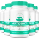 (5 Pack) Vertigenics - Natural Formula for Balanced Nutrition, Clean and Premium Blend for Memory and Focus, Premium Support Capsules, Vertigenics Reviews (300 Capsules)