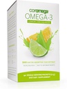 Coromega Omega 3 Fish Oil Supplement, 650mg Omega-3s met 3X betere absorptie dan Softgels, Lemon Lime Flavor, 90 Single Serve Squeeze Packets