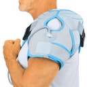Arctic Flex Schouder Ice Pack Brace - koude compressie Wrap met pomp - Ondersteunt Rotator Manchet, bevroren schouder, Tendinitis, ontwrichte gewrichten, labrum tranen, pijn, verstuikingen - past links of rechts schouder