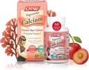 CATALO Vegetarische calciumformule, plantaardige rode algencalcium met natuurlijke vitamine C, gemakkelijk te onderscheiden, minerale rijk voor dagelijkse voeding, ideaal voor zwangerschap en borstvoeding - 90 tabletten