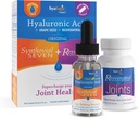 Hyalogic Synthovial Seven Hyaluronique Acid Liquid & Resvératrol Capsules - HA Joint Support - Vegan - 1 oz