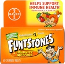 Flintstones Kauwbare Kids Vitaminen met Immunity Support*, Multivitamine voor kinderen en peuters met vitamine C & meer, 60ct