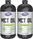 Nu Foods MCT 100% olie, 32 fl oz (verpakking van 2)
