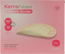 7" x 8" Ovale Border Foam Dressing for Wound Care (CWL1135) - Aids Wound Healing by Absorbing and conservering Drainage While Being Gentle on The Surrounding Skin. (Box of 10)
