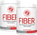 Poudre de supplément à haute fibre Tino - Non-OGM, Pré-biotique, soluble dans l'eau, agréable à digérer, en poudre - Ajouter à l'eau, jus, tremblements, céréales et plus (2 conteneurs - 15.9 Oz. ea.)