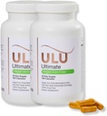 Ultimate Multivitamin: Vegan, Iron Free, Promotes Stronger Hair, Skin, & Nails and Improves Antioxidant & Energy with Better Sleep & Less Stress (Pack of Two - 360 Capsules)